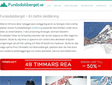 Tablet Screenshot of funasdalsberget.se